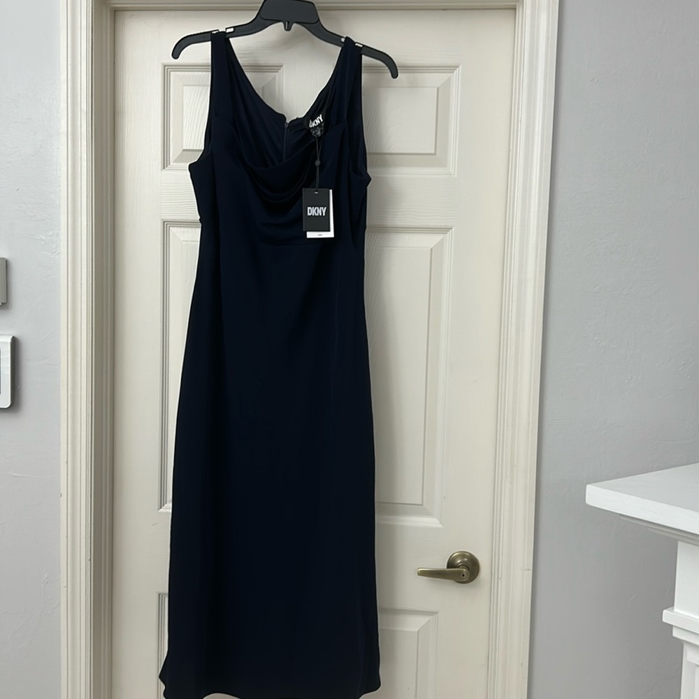 Beautiful dkny navy dress NWT